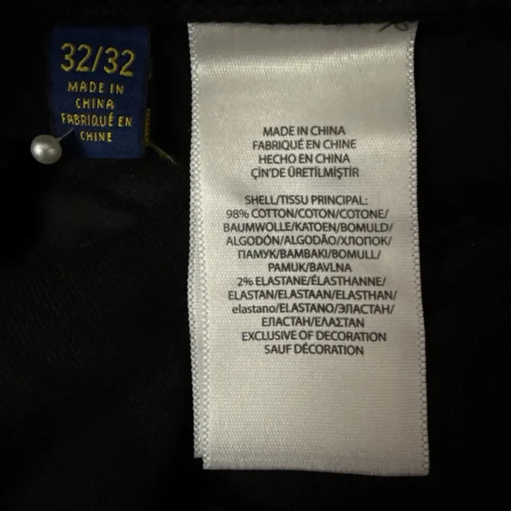 Polo Ralph Lauren Mens Cargo Jogger Pants 32x32 Black Golf Aviator Military